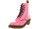 Dr. Martens - Clemency 8-Tie Boot (Pink Smooth) - Footwear
