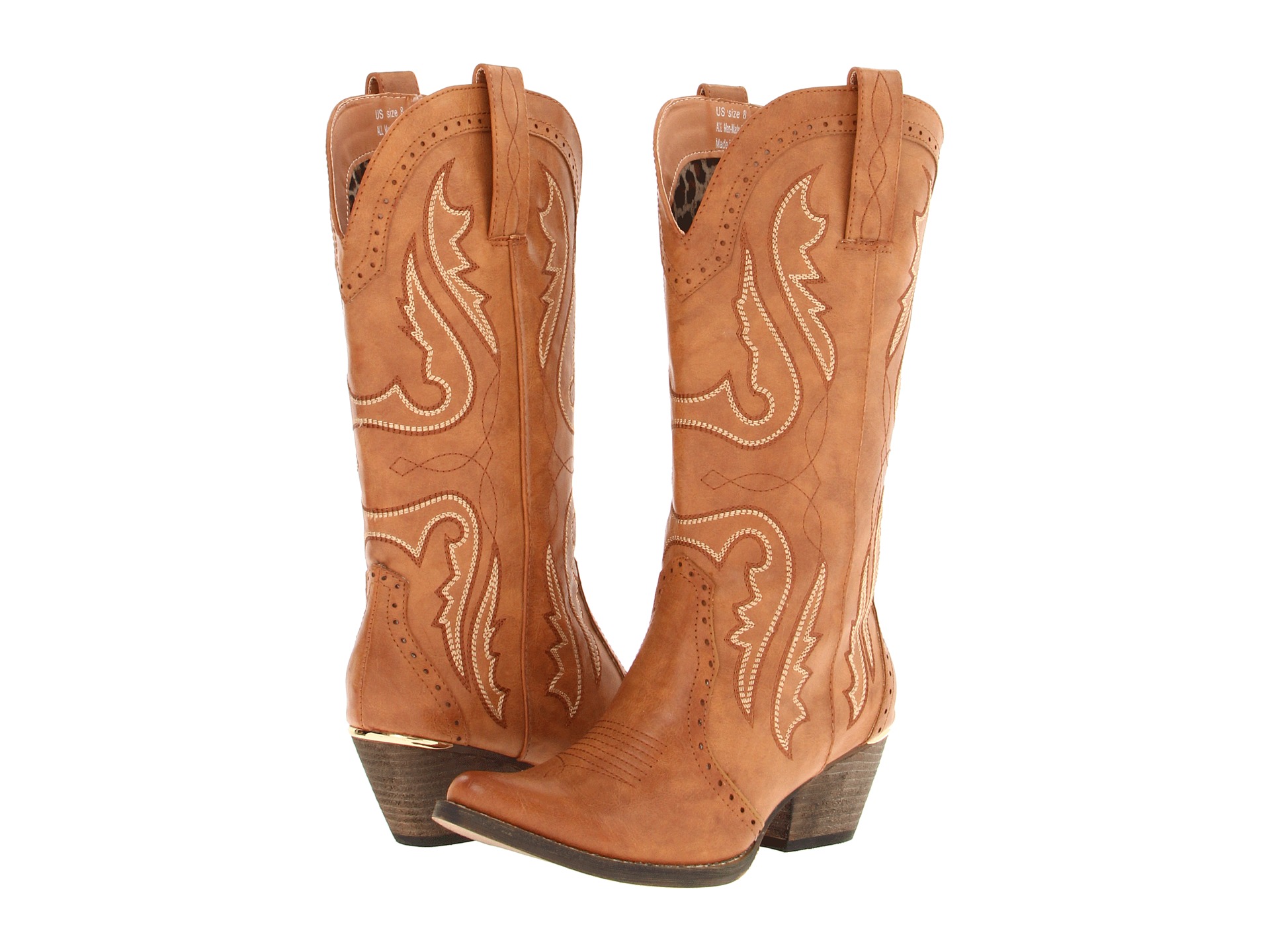 Tan Cowgirl Boots For Women - Yu Boots