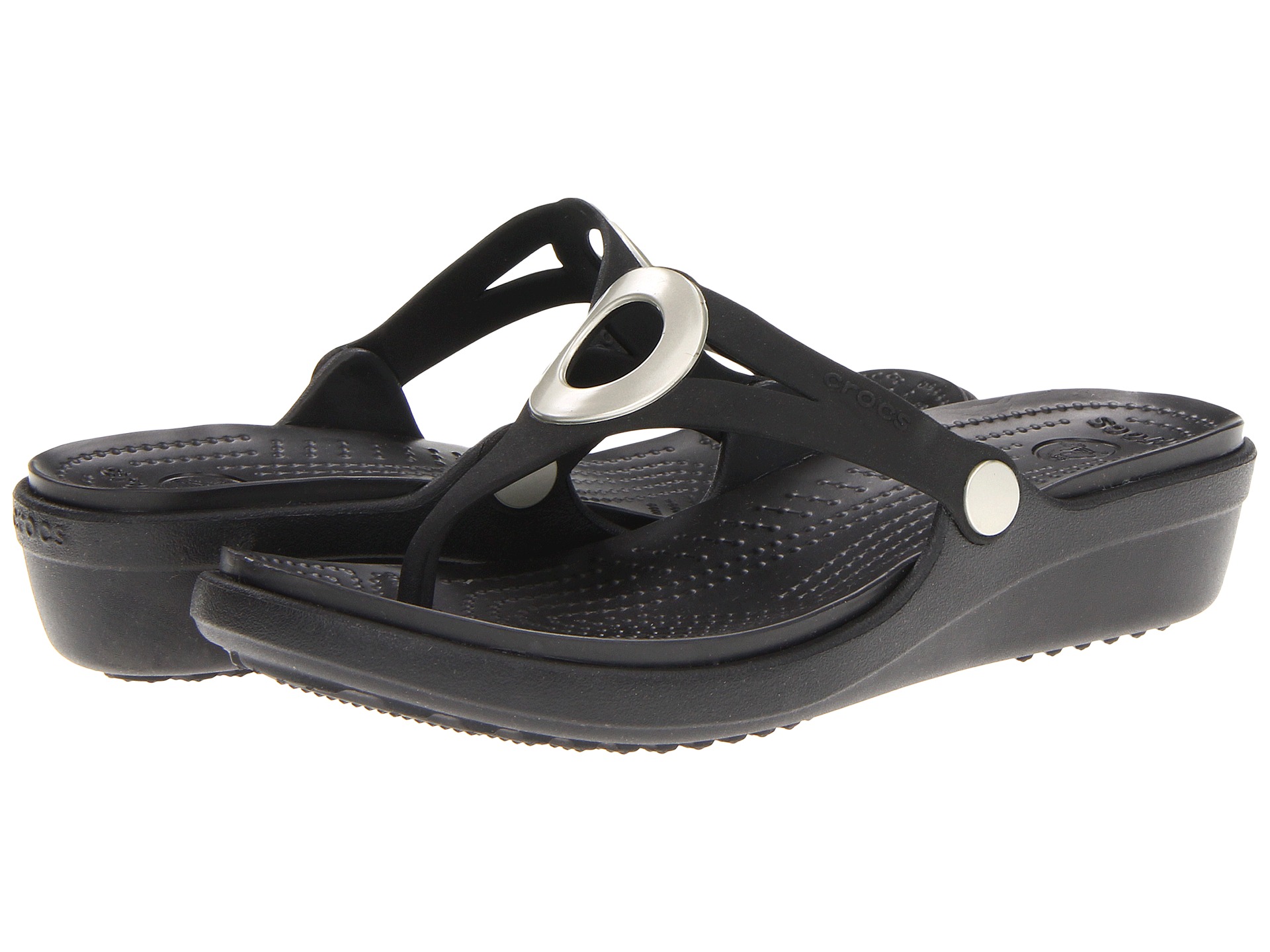 Crocs Sanrah Wedge Flip Flop | Shipped Free at Zappos