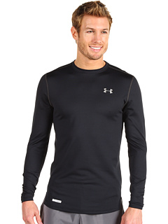Under Armour ColdGear® Fitted L/S Crew Black/Metal