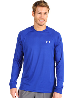 Under Armour Tech L/S Tee Royal/White 