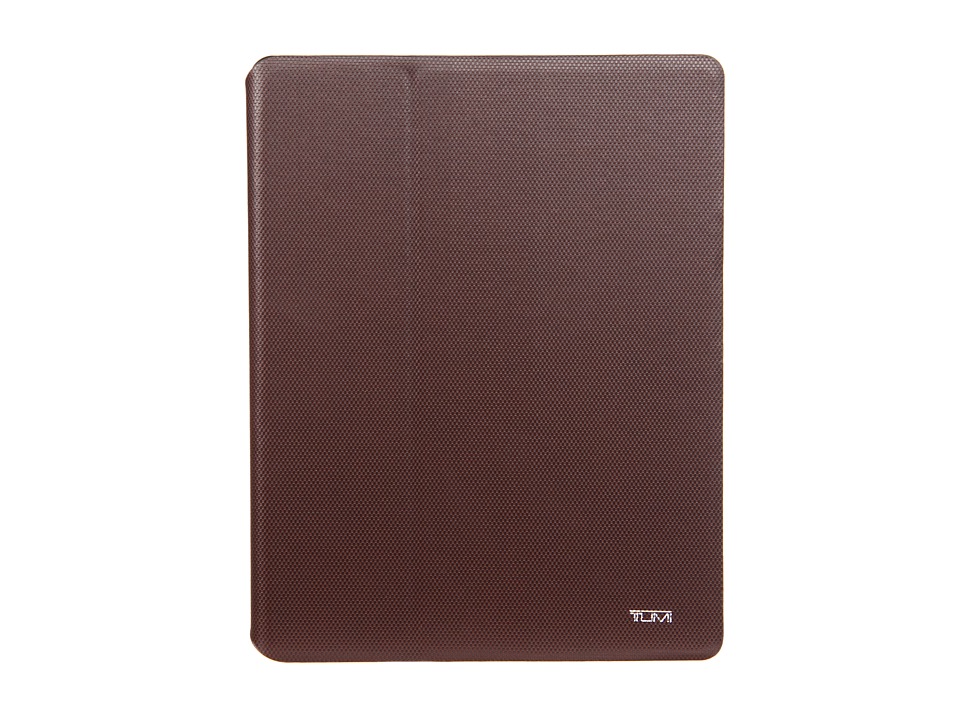 Tumi Mobile Accessory - Leather Snap Case for Tablet (Brown) Computer Bags