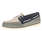 Sperry Top-Sider - A/O 2-Eye Burnished (Cement/Dark Blue/Cool Gray) - Footwear