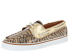Sperry Top-Sider - Bahama 2-Eye (Gold/Brown Zebra (Sequins))