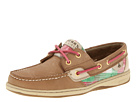 Sperry Top-Sider - Bluefish 2-Eye (Linen/Pink/Green Plaid (Sequins))
