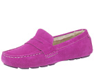 Cole Haan - Sadie Shearling Driver (Pink Tourmaline Suede)