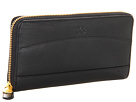 LAUREN Ralph Lauren - Dorian Vachetta Zip Around Wallet (Black)