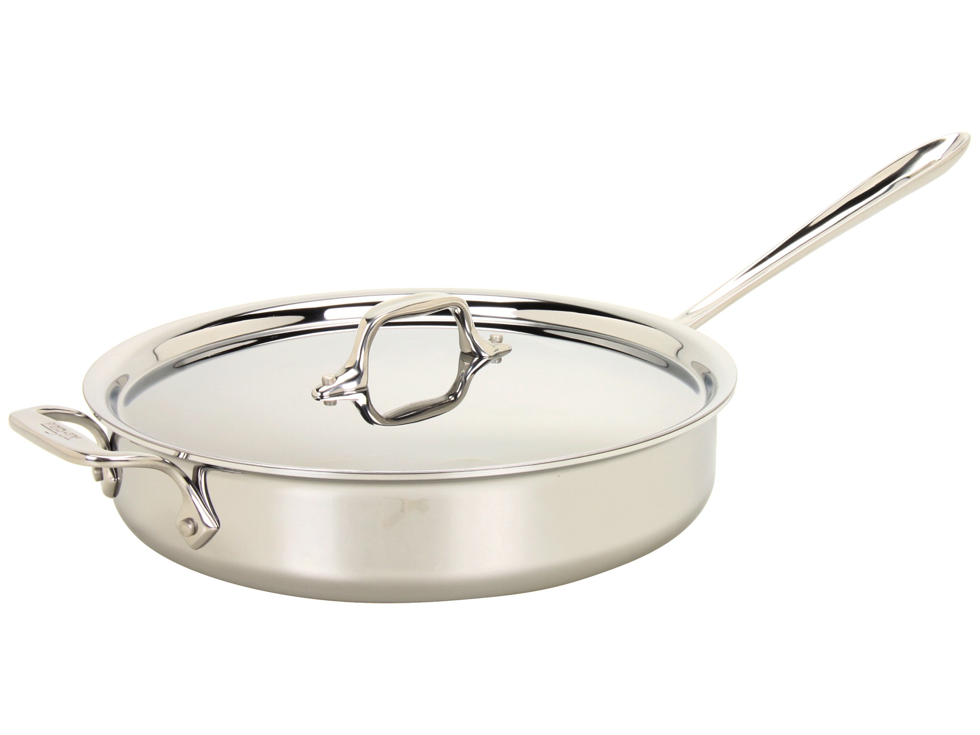 All Clad Stainless Steel 3 Qt Saute Pan With Lid | Shipped Free at Zappos All Clad 3 Qt Stainless Steel Saute Pan With Lid