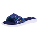 Nike - Comfort Slide (Deep Royal Blue/Neo Turquoise/White/Electric Yellow)