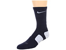 Nike - Elite BasketBall Crew 1-Pair Pack (Midnight Navy/White/White)