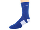 Nike - Elite BasketBall Crew 1-Pair Pack (Game Royal/White/White)