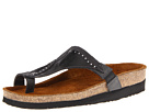 Naot Footwear - Antigua (Black Madras Leather/Brushed Black Leather/Metallic Road Leather) - Footwear
