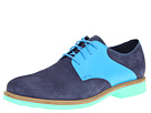 Cole Haan - Great Jones Saddle (Peacoat Nubuck/Topaz Grain/Mint Leaf)