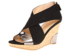 Cole Haan - Irving Wedge (Black Nubuck/Gunmetal Mirrored Metallic)