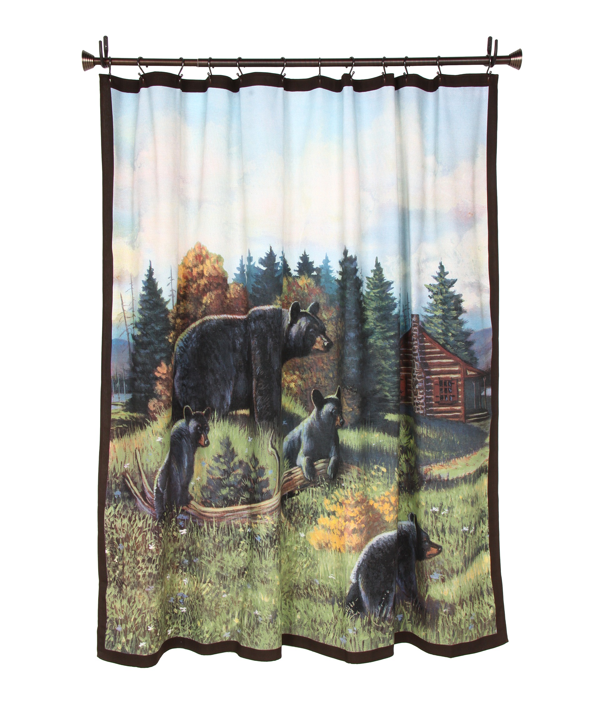 bear shower curtain black bear silhouette shower curtain buy bear bear shower curtain black bear silhouette shower curtain buy bear