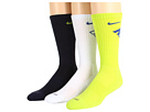 Nike - Dri-Fit Fly Crew 3-Pair Pack (Obsidian/(Cyber)/White/(Game Royal)/Cyber/(Game Royal))