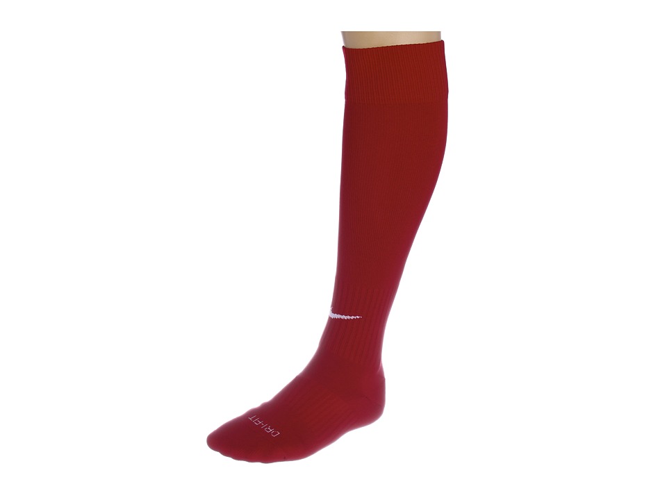 nike nike soccer classic sock varsity red white knee high socks shoes ...
