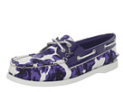 Sperry Top-Sider - A/O 2 Eye (Blue Milly/Floral Print/Blue Patent)