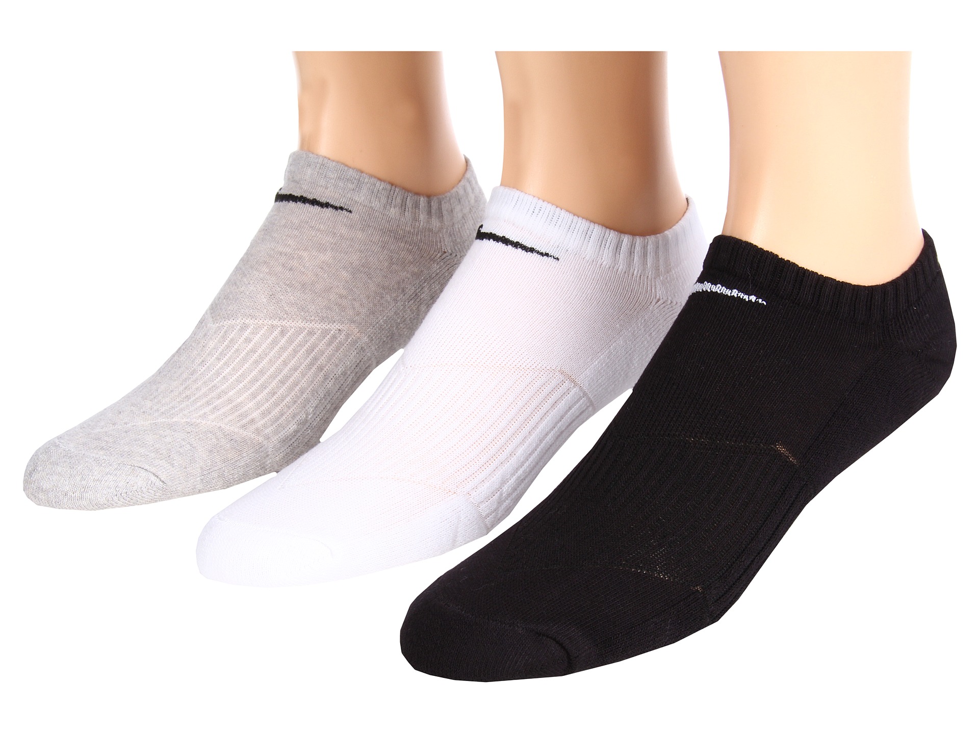 Nike Cotton Cushion No-Show 3Pack Nike Cotton Cushion No-Show 3Pack
