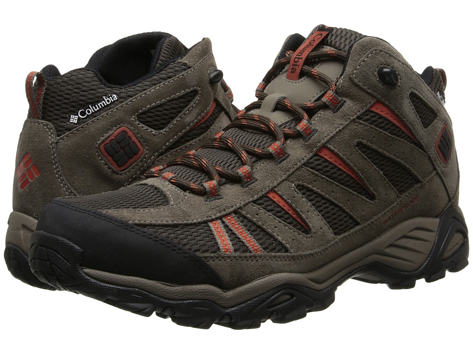 ... com Columbia - North Plains Mid Wp (cordovancedar) Men's Hiking Boots