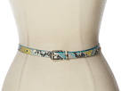 Cole Haan - Village Skinny Novelty Belt (Poolside Snake Print)