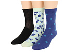 Cole Haan - Diamond Weave/Polka Dot/Tissue Knit Trouser 3 Pack (Fresh Mint)