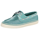 Sperry Top-Sider - Bahama 2-Eye (Turquoise Sparkle Suede/Patent)