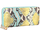 Cole Haan - Crosby Travel Zip Wallet (Poolside Snake Print)