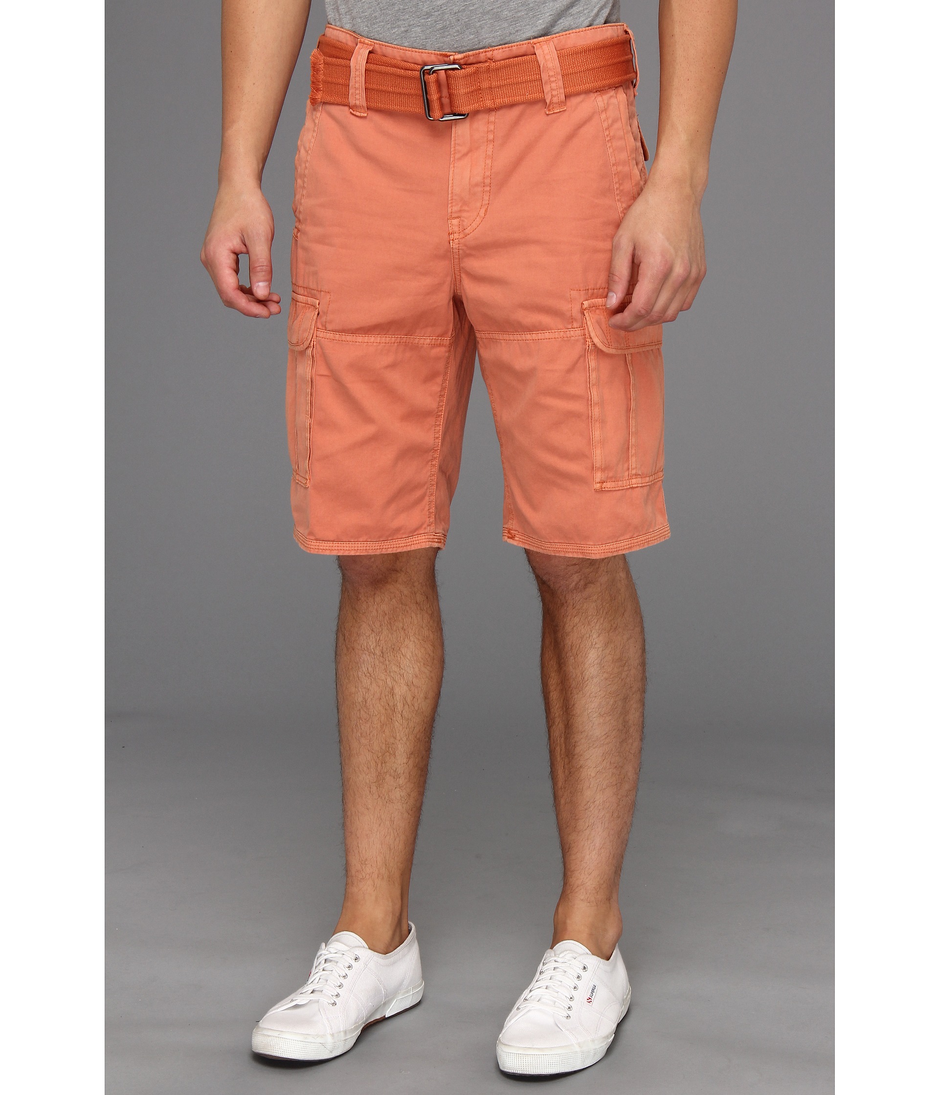 Buy Cheap Dkny Jeans Overdyed Canvas Cargo Shorts Imperial Blue