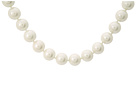 LAUREN Ralph Lauren - 18 16MM Pearl Foldover Clasp Necklace (White)