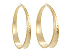 LAUREN Ralph Lauren - Enlarge Hammered Hoops (Gold)