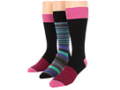 Cole Haan - Town Stripe/Two Tone 3 Pack (Black)