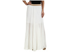 BCBGMAXAZRIA - Estel Sunburst Pleated Skirt (White) - Apparel