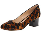 Cole Haan - Chelsea Low Flared Heel (Woodbury Ocelot Print Haircalf)