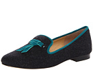 Cole Haan - Sabrina Tassel Loafer (Black Flannel/Pendant Teal Suede)