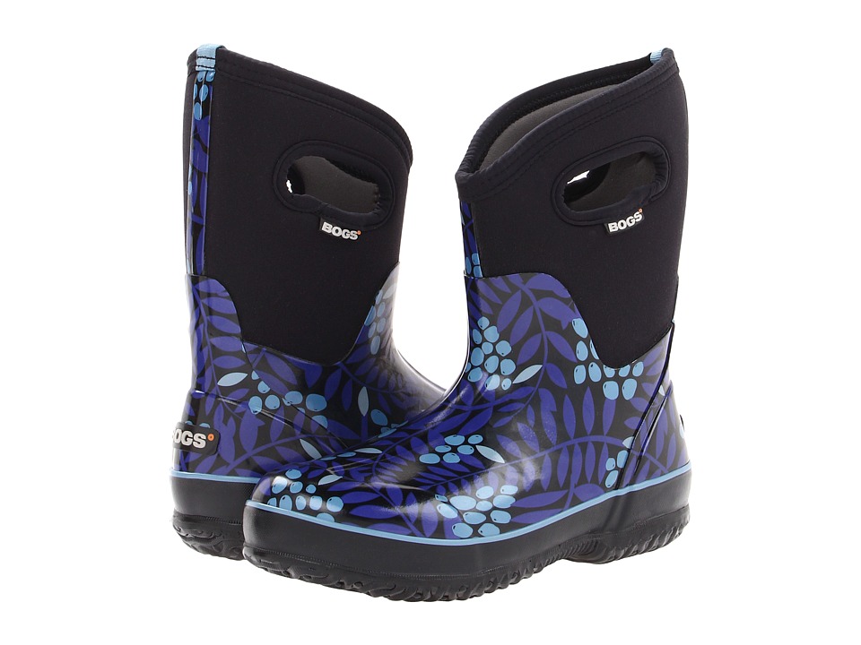 Bogs - Winterberry Mid Classic (Blue Multi) Women