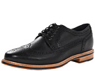 Cole Haan - Cooper SQ Wingtip (Black/Black Grain)