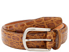 Cole Haan - Croc Embossed Belt (British Tan Croc Print)