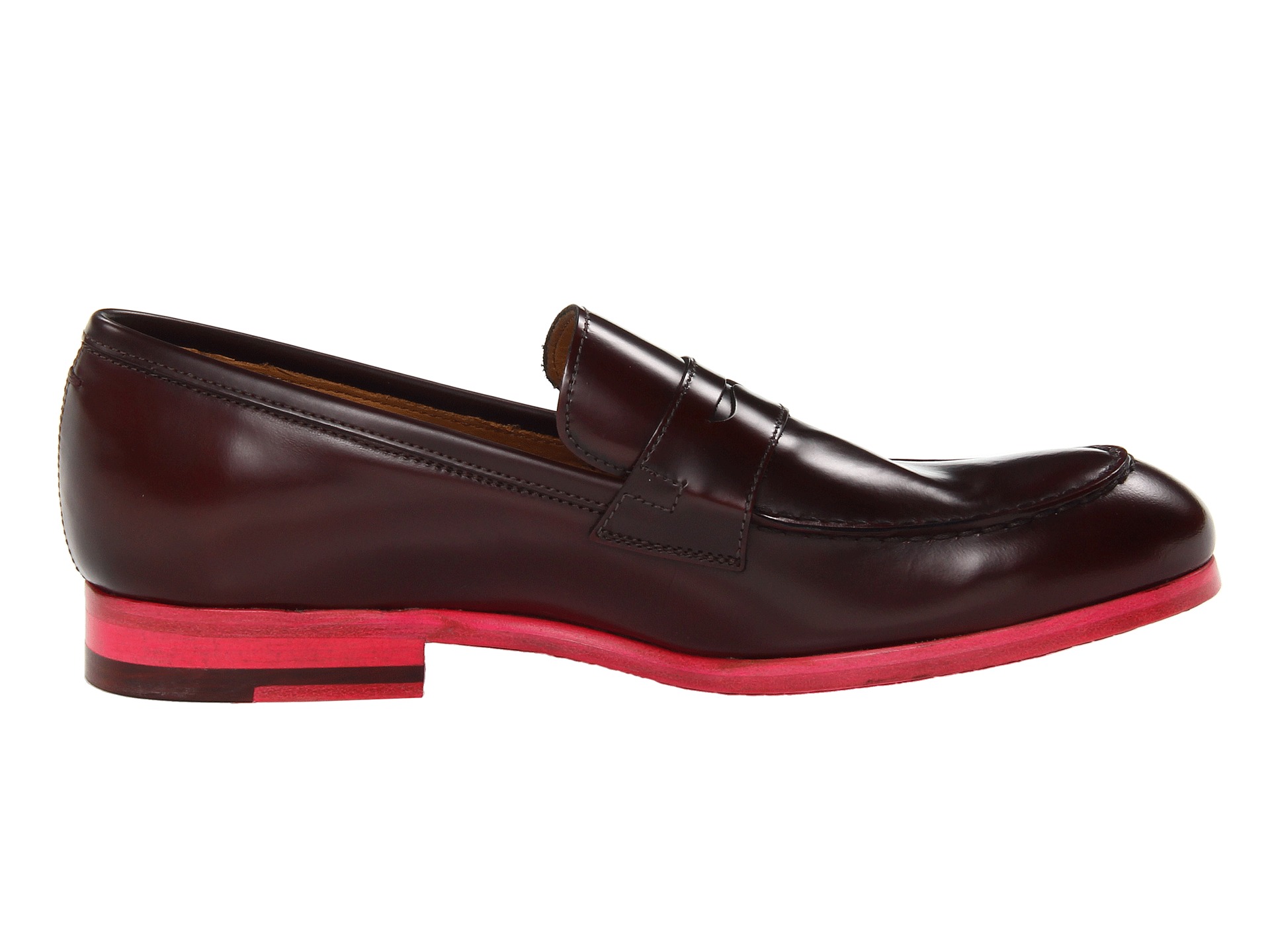 ... Smith Men Only Gattopardo Penny Loafer Wine | Shipped Free at Zappos
