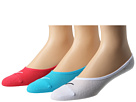 Nike - Training Footie 3-Pair Pack (Fusion Red/(White)/Gamma Blue/(White)/White/(Black))