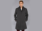 Cole Haan - Italian Twill Topper w/ Removable Merino Wool Bib (Charcoal)