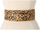 LAUREN Ralph Lauren - 3 Leopard Haircalf Stretch Belt (Leopard)