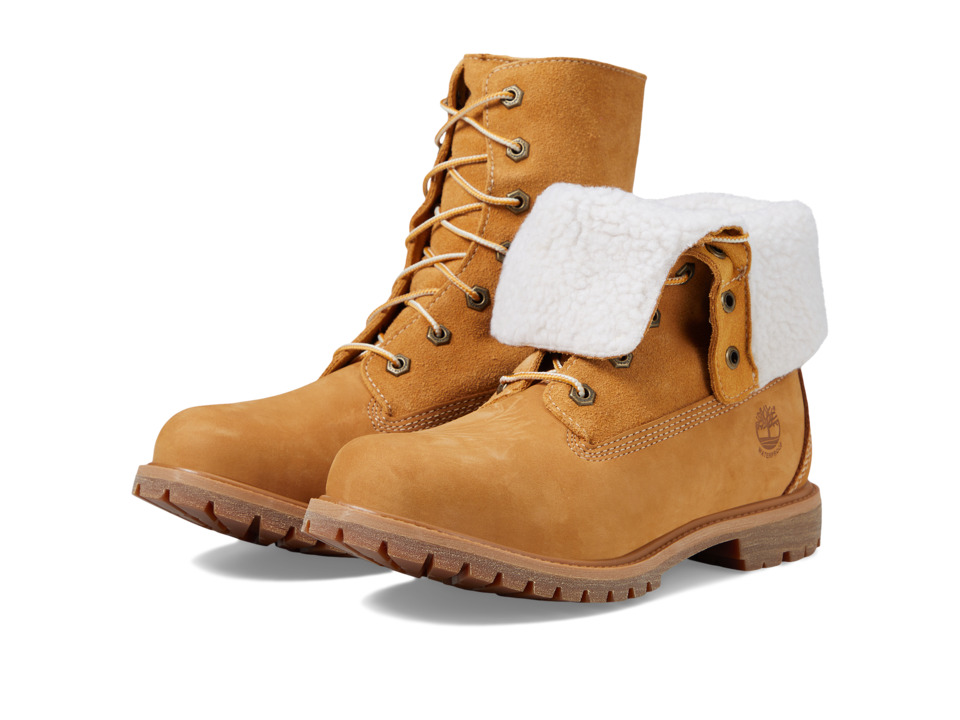 Timberland Authentics Teddy Fleece Fold-Down (Wheat) Women