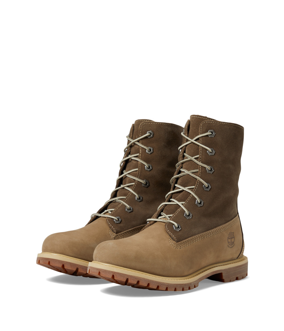 Timberland Authentics Teddy Fleece Fold-Down (Taupe) Women