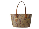 LAUREN Ralph Lauren - Caldwell Beltin Shopper (Khaki Belting/Lauren Tan)