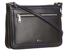LAUREN Ralph Lauren - Tate E/W Flat Crossbody (Black/Royal)