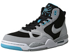 Nike - Flight '13 Mid (Black/Gamma Blue/Silver/Metallic Silver)