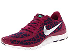 Nike - Free 5.0 V4 (Raspberry Red/Green Glow/Purple Dynasty/Metallic Silver)