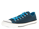 Converse - Chuck Taylor All Star Dark Wash Neons Ox (Atomic Blue) - Footwear