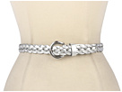 LAUREN Ralph Lauren - Braided Belt with Endbar Buckle (Silver)